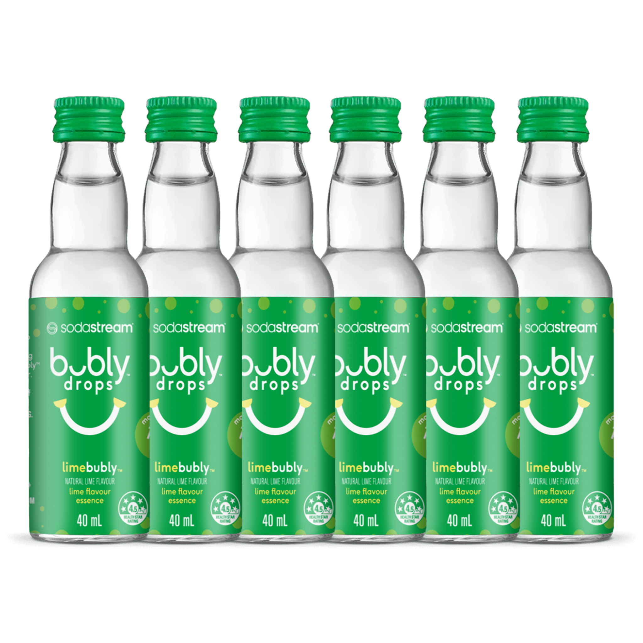 lime bubly drops™ 6 Pack sodastream