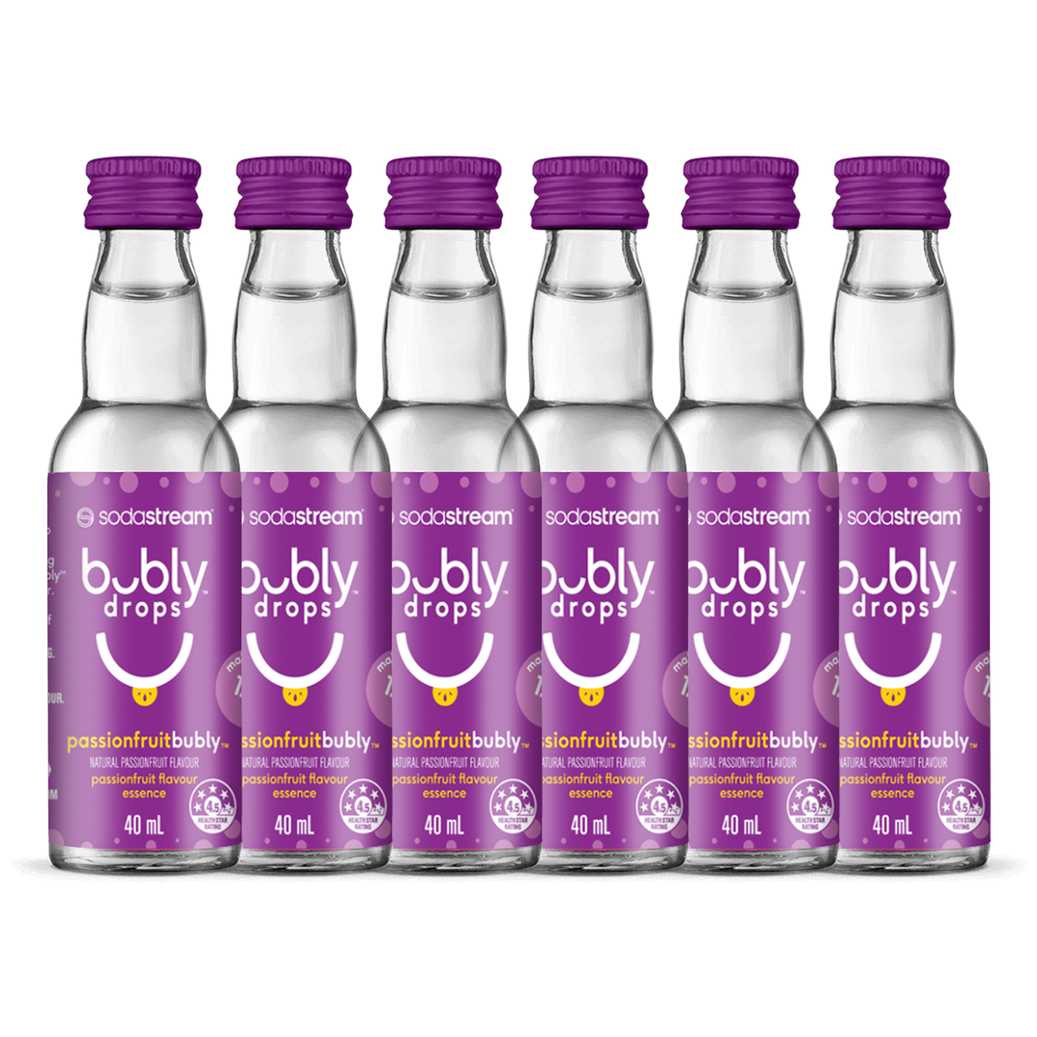 passionfruit bubly drops™ 6 Pack sodastream