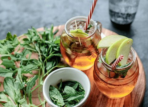 Kombucha Apple Fizz Cocktail