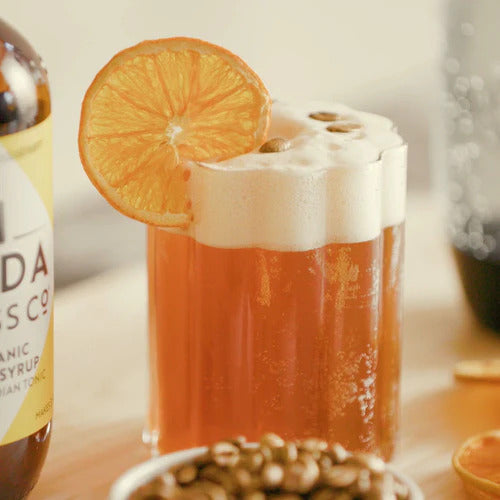 Espresso with sparkling water