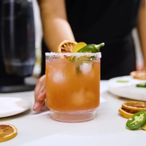 Blood Orange, Ginger & Jalapeño Infusion