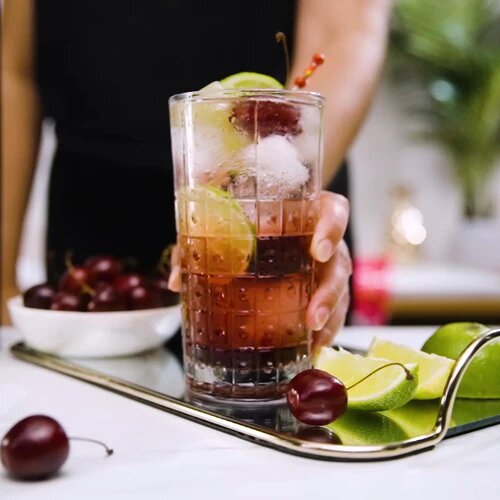 Cherry & Lime Fizz
