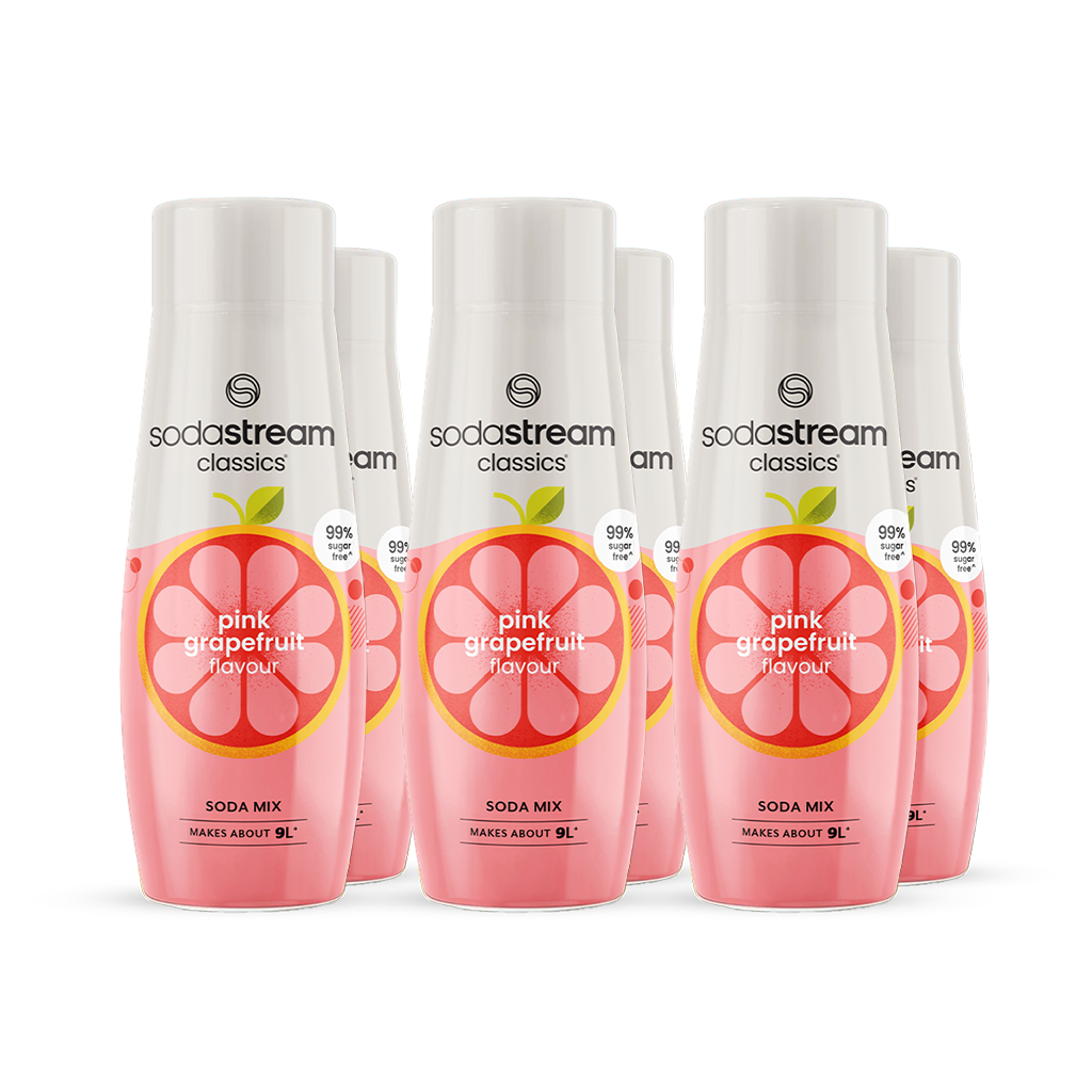 CLASSICS FRUITS PINK GRAPEFRUIT 6 Pack soda mix flavour syrup