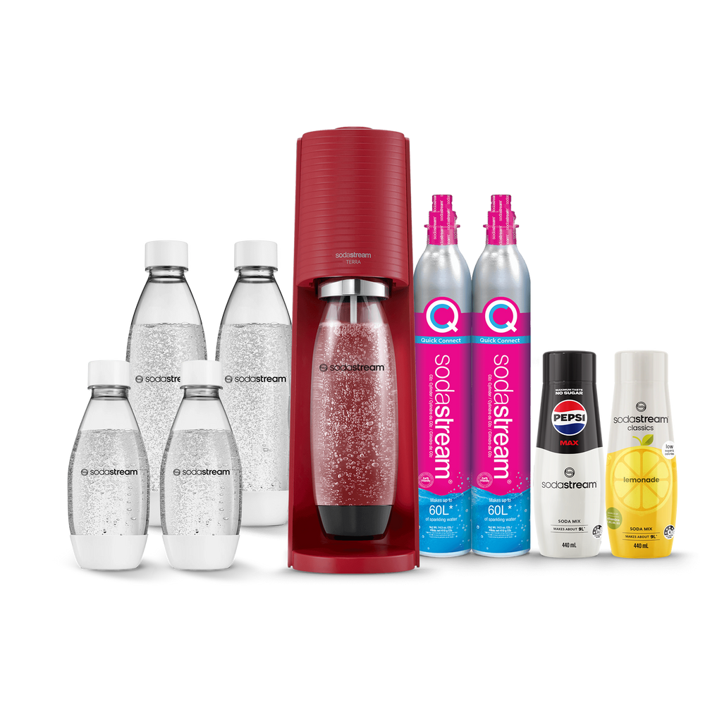 sodastream terra red hydration pack