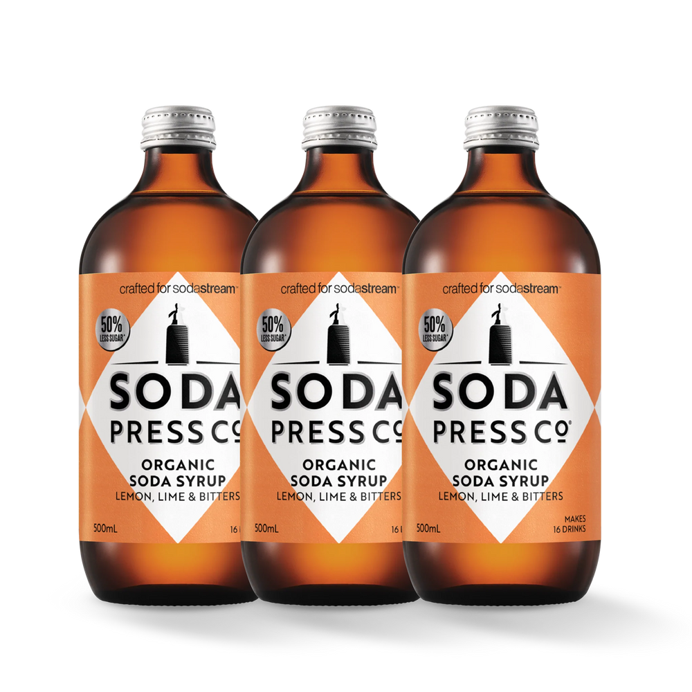 Soda Press Co Lemon Lime & Bitters 3 Pack - ⁠near Best Before Date*