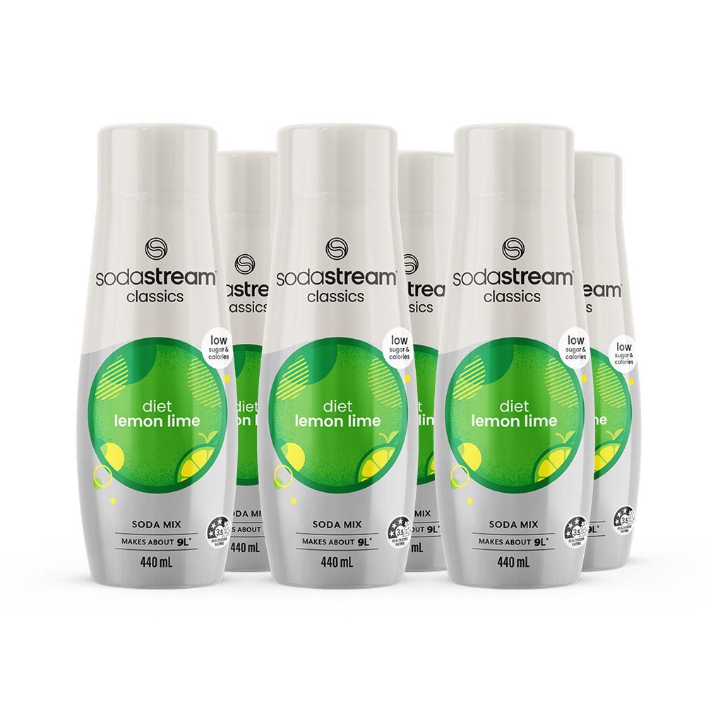 SodaStream Classics Diet Lemon Lime 6-Pack