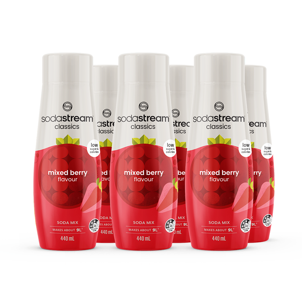 CLASSICS FRUITS MIXED BERRIES 6 PACK sodastream