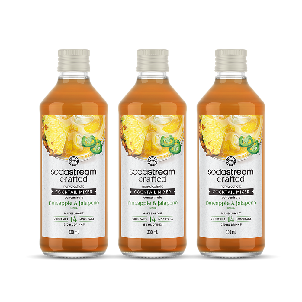 SodaStream® Crafted Cocktail Mixers™ Pineapple & Jalapeno Drink Mix 3 PACK