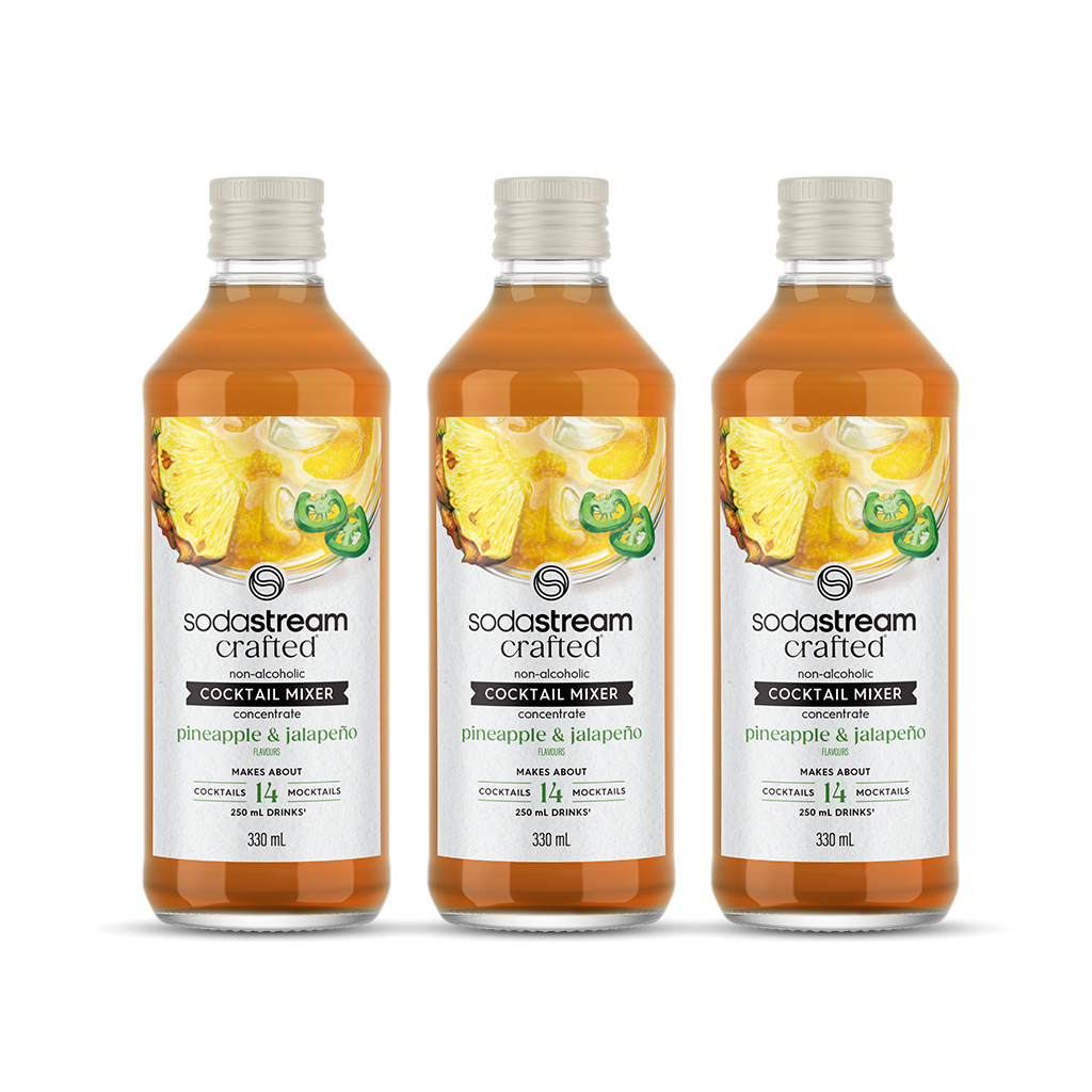 SodaStream® Crafted Cocktail Mixers™ Pineapple & Jalapeno Drink Mix 3 PACK