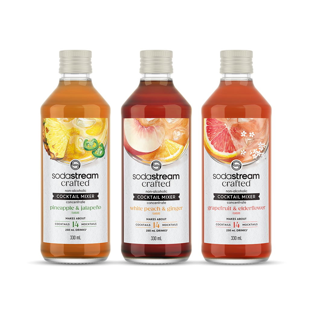 SodaStream® Crafted Cocktail Mixers™ Mixed 3 Pack