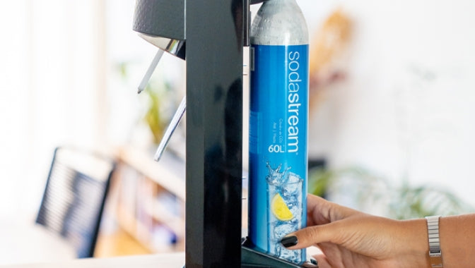 What are the benefits of SodaStream CO2 cylinders?