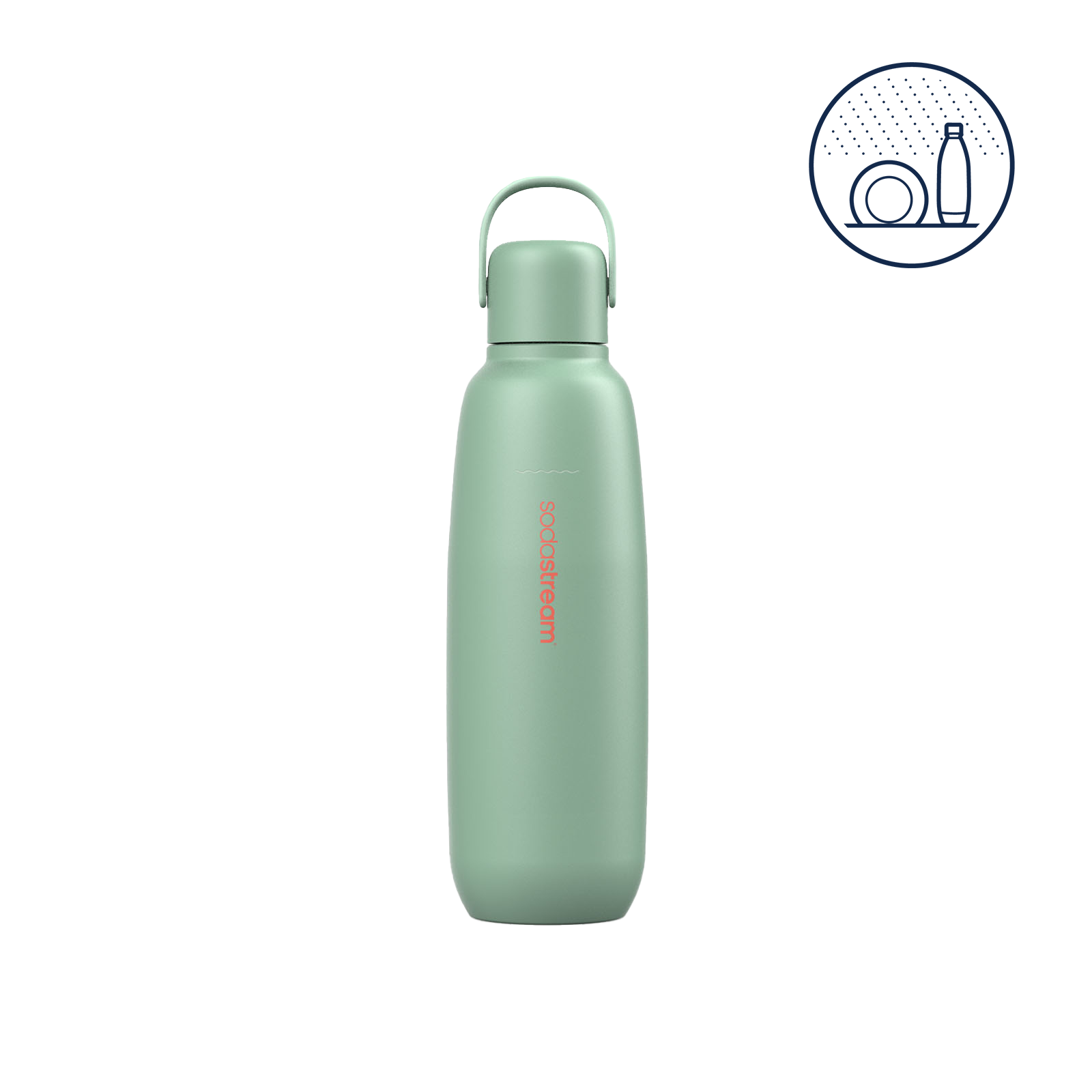 SodaStream FIZZ & GO Stainless Steel 900ml bottle - Mint