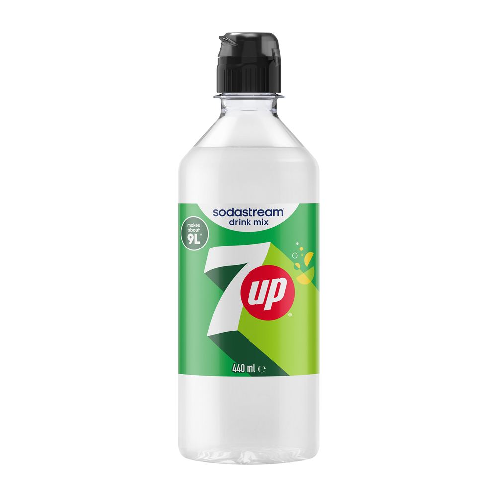 Sodastream 7UP® Soda Drink Mix 440 mL | Make Your Perfect 7UP® Lemon & Lime Lemonade‑Style Drink | Makes About 24 Cans* – 1