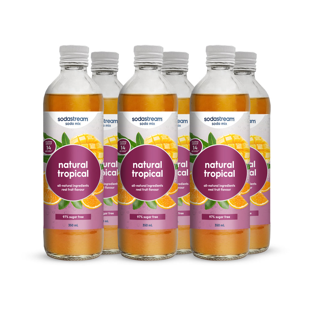 Sodastream natural tropical soda mix 6 Pack