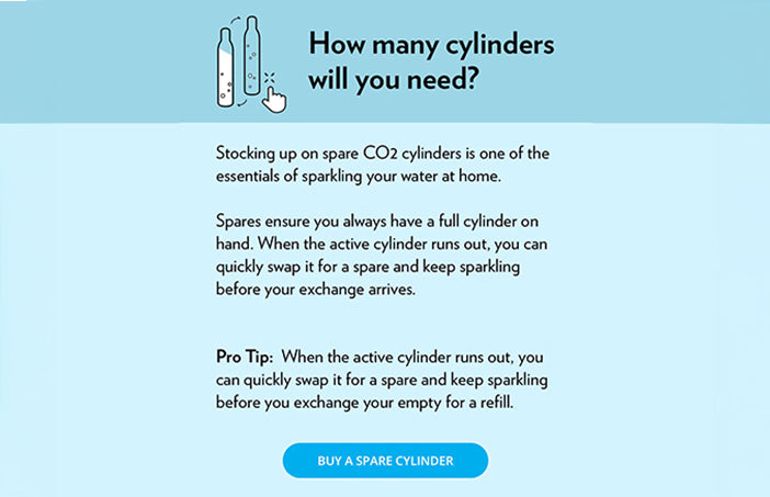 how many cylinders will you need