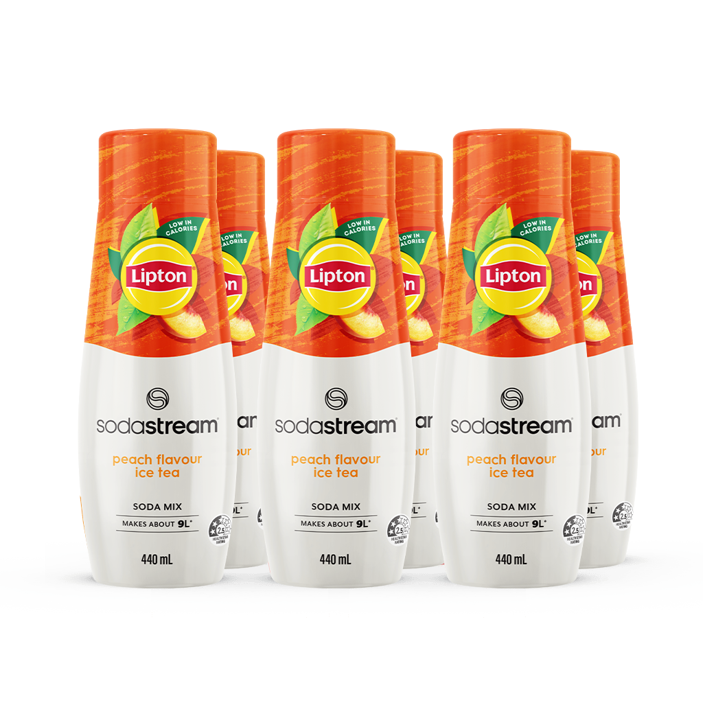 LIPTON ICE TEA PEACH 6 PACK sodastream