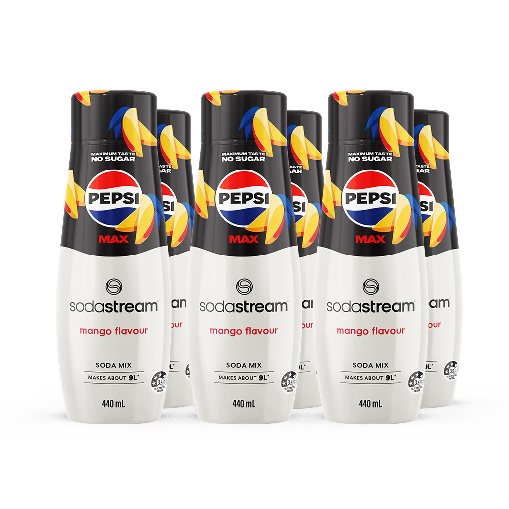 PEPSI MAX MANGO 6 PACK sodastream