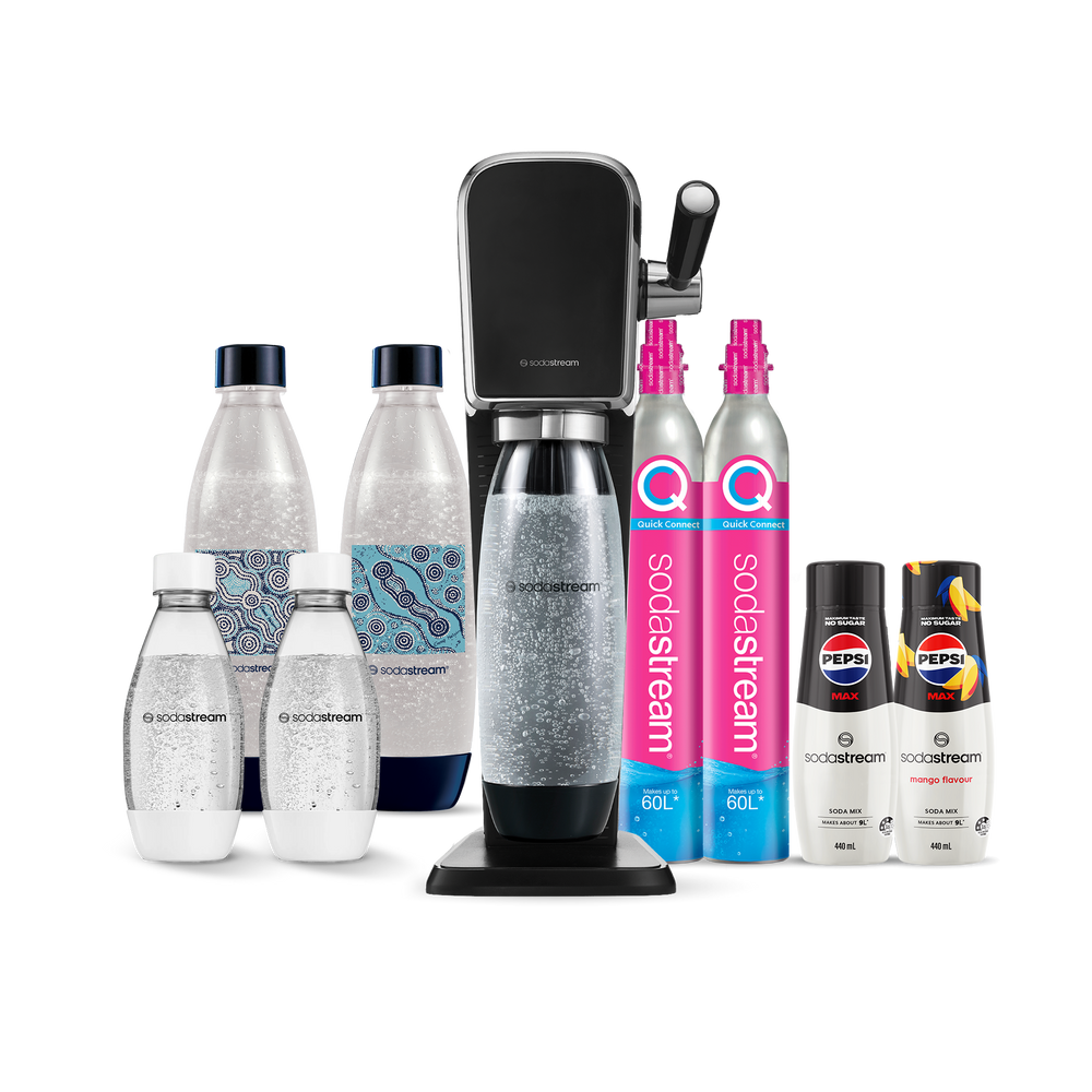 sodastream art black hydration pack