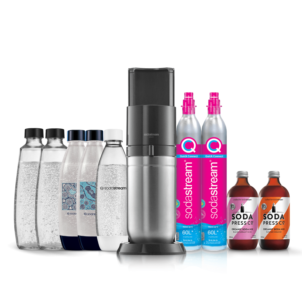 sodastream black duo hydration pack