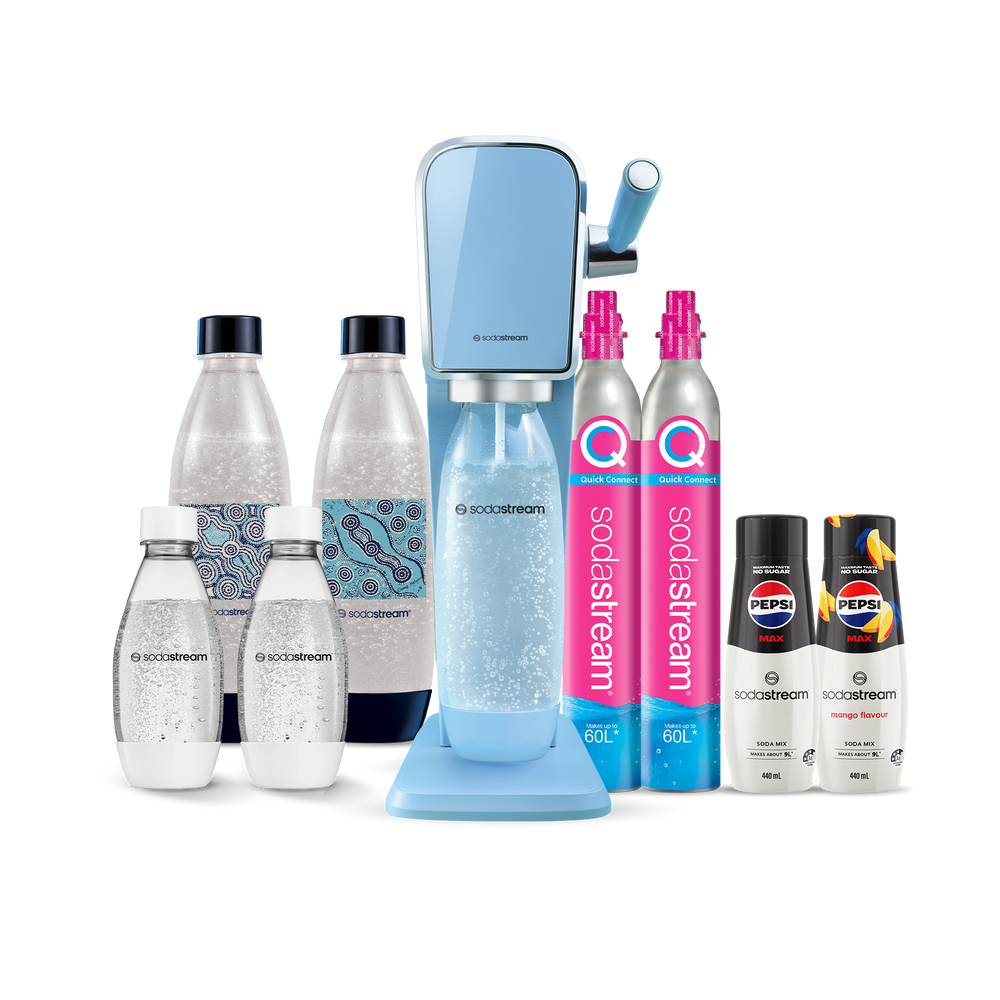 sodastream terra misty blue hydration pack