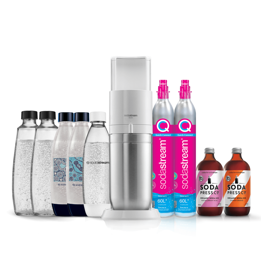 sodastream duo white hydration pack