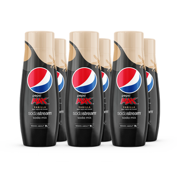 SodaStream Pepsi Max Vanilla Syrup Flavour 6 Pack – SodaStream Australia