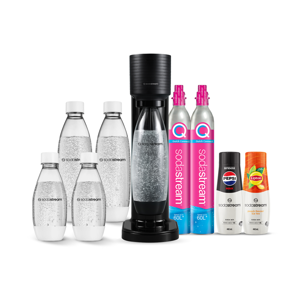 sodastream gaia black hydration pack