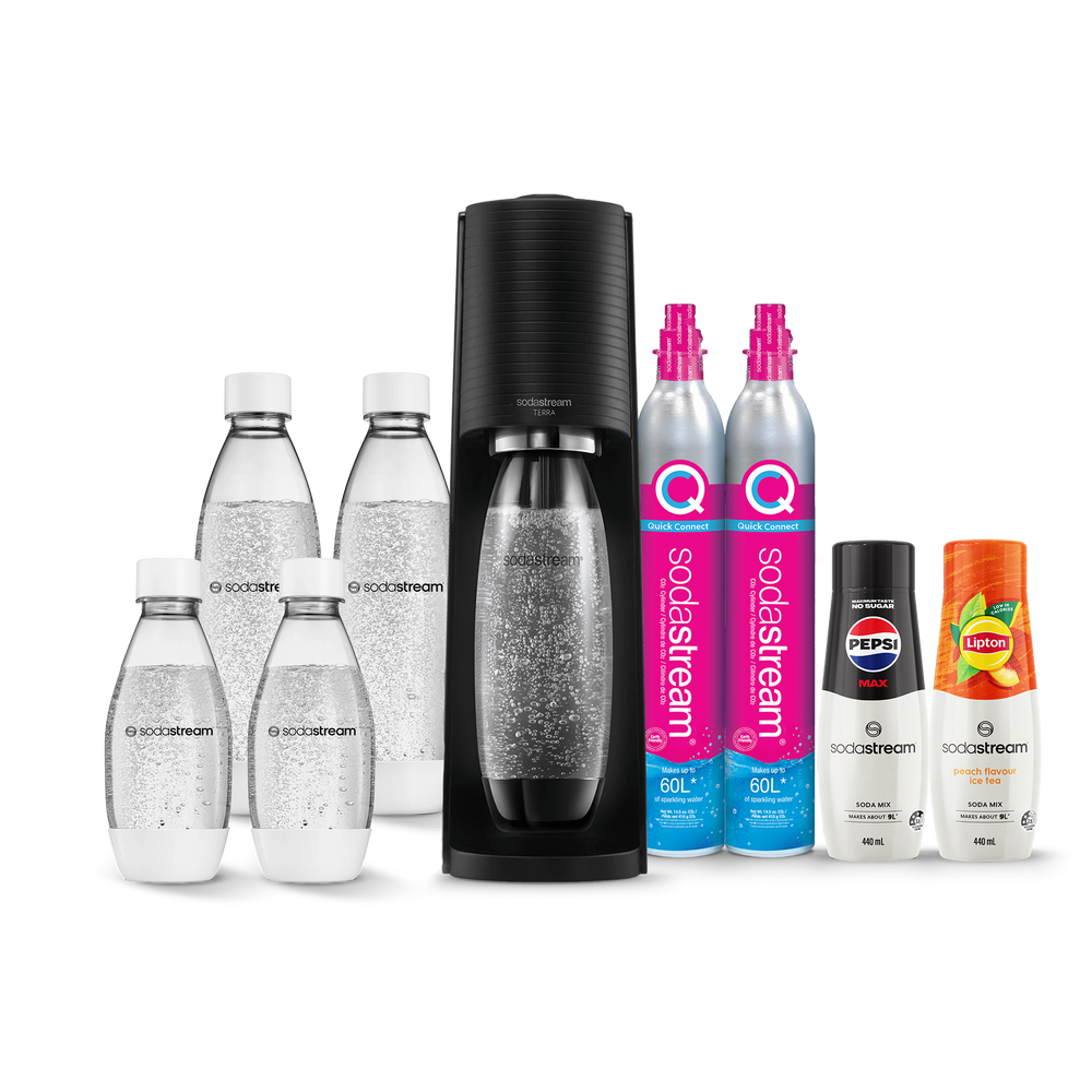 SodaStream Terra black hydration pack