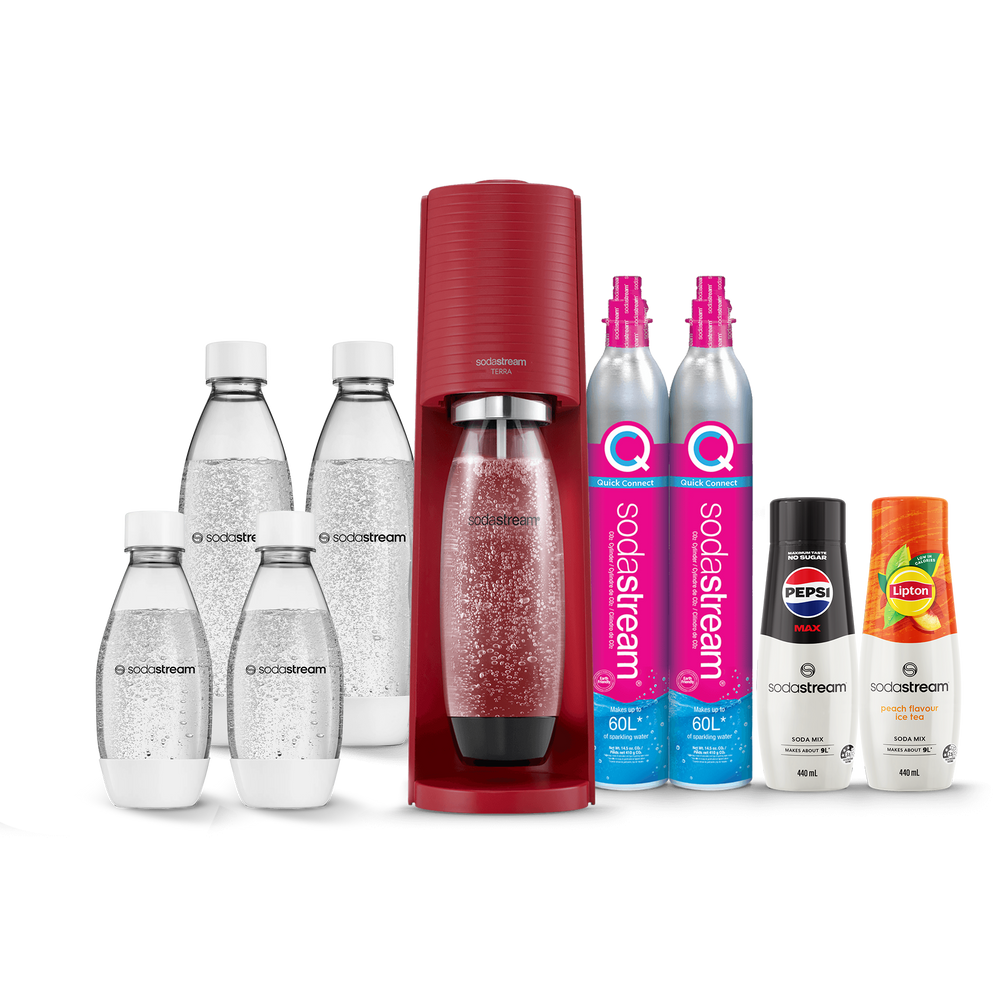 sodastream terra red hydration pack