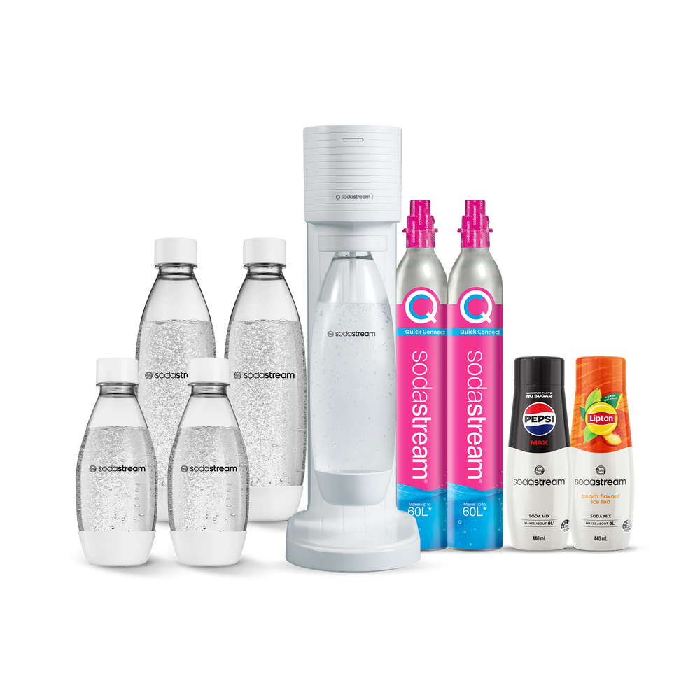 sodastream gaia white hydration pack