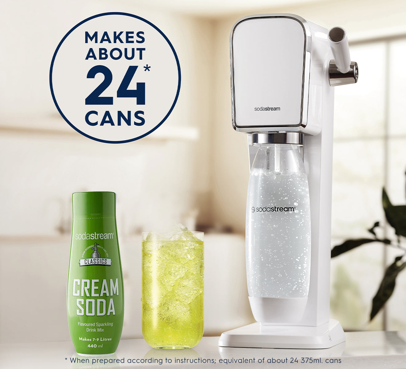 Cream Soda Flavour Drink Mix – SodaStream Australia