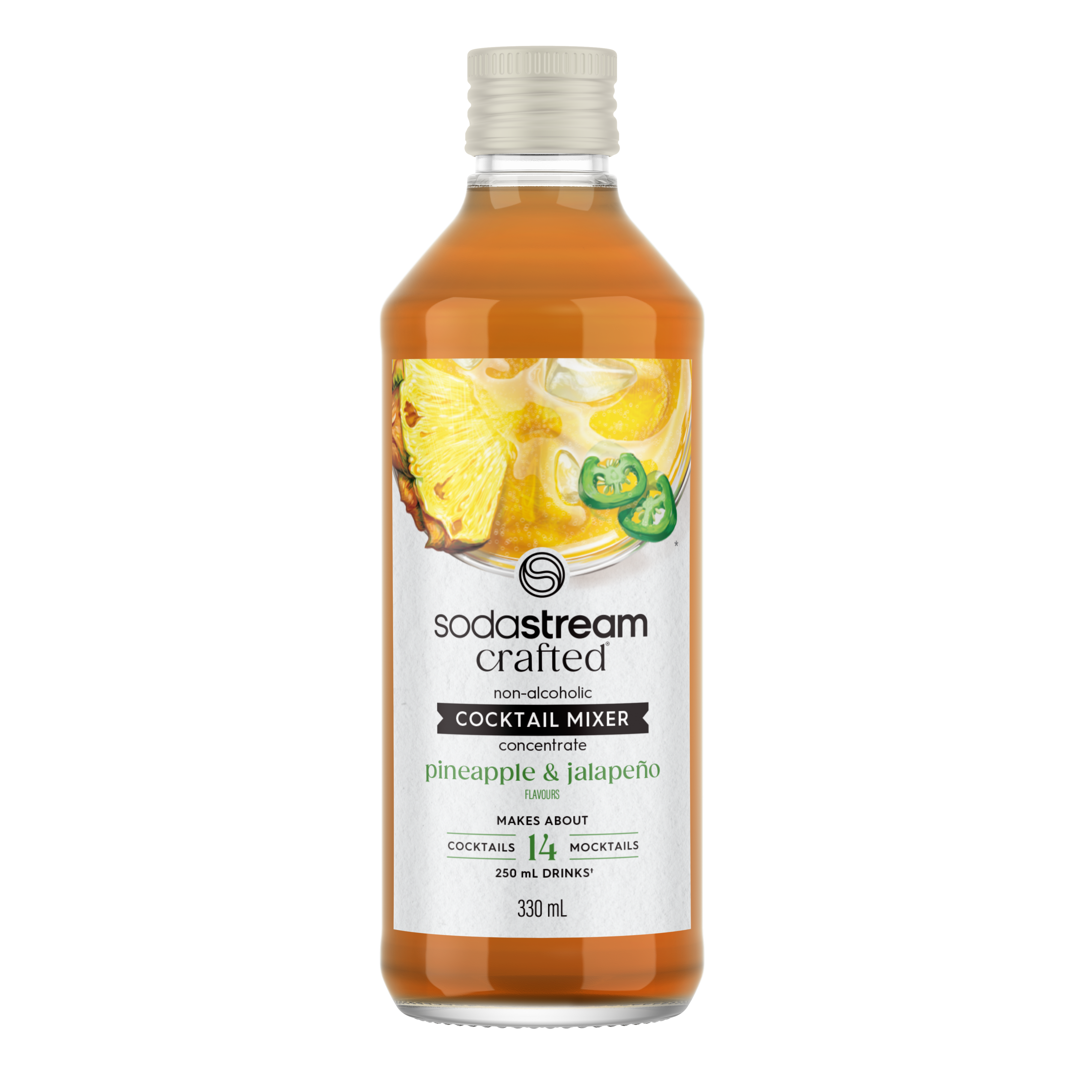 SodaStream® Crafted Cocktail Mixers™ Pineapple & Jalapeno Drink Mix