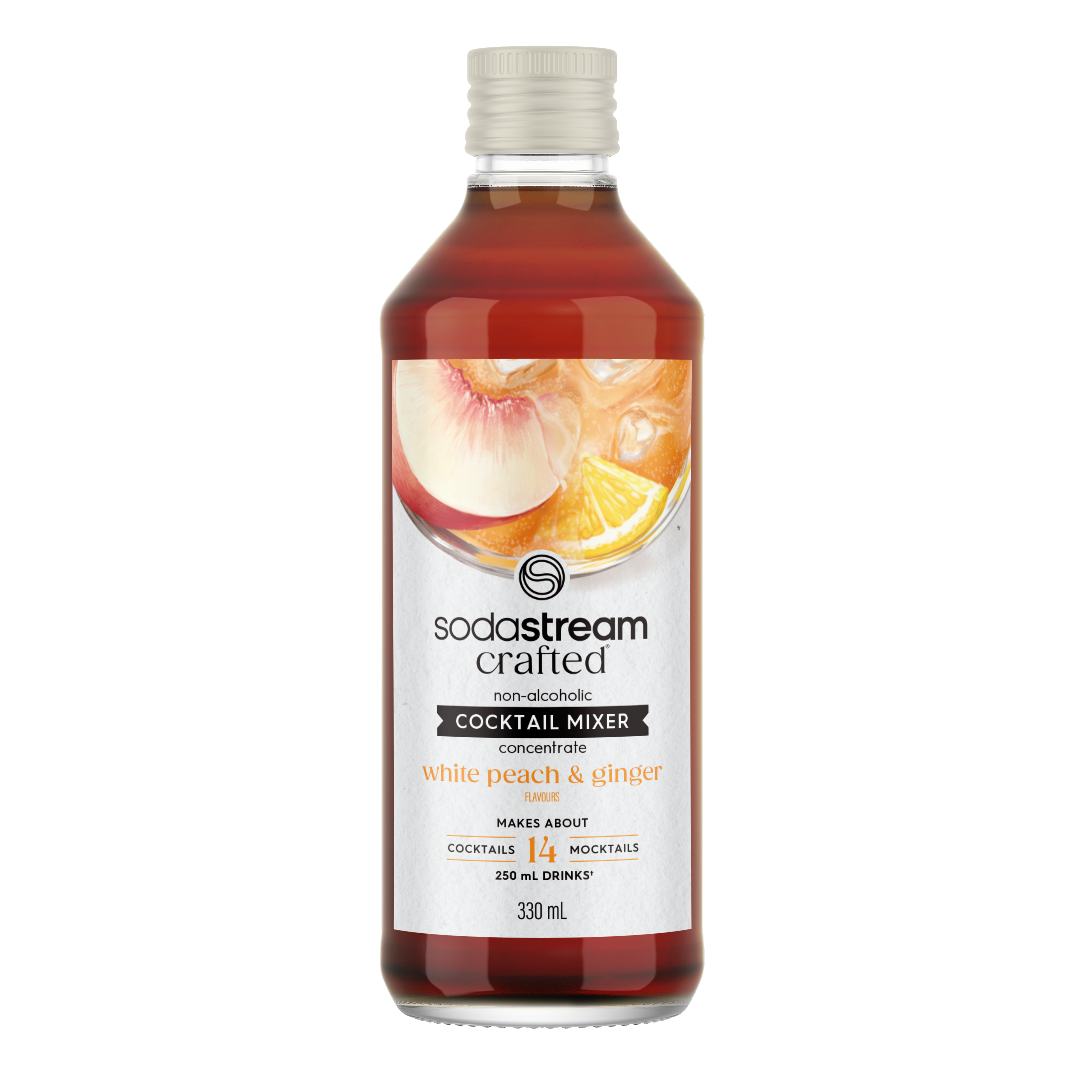 SodaStream® Crafted Cocktail Mixer™ White Peach & Ginger Drink Mix