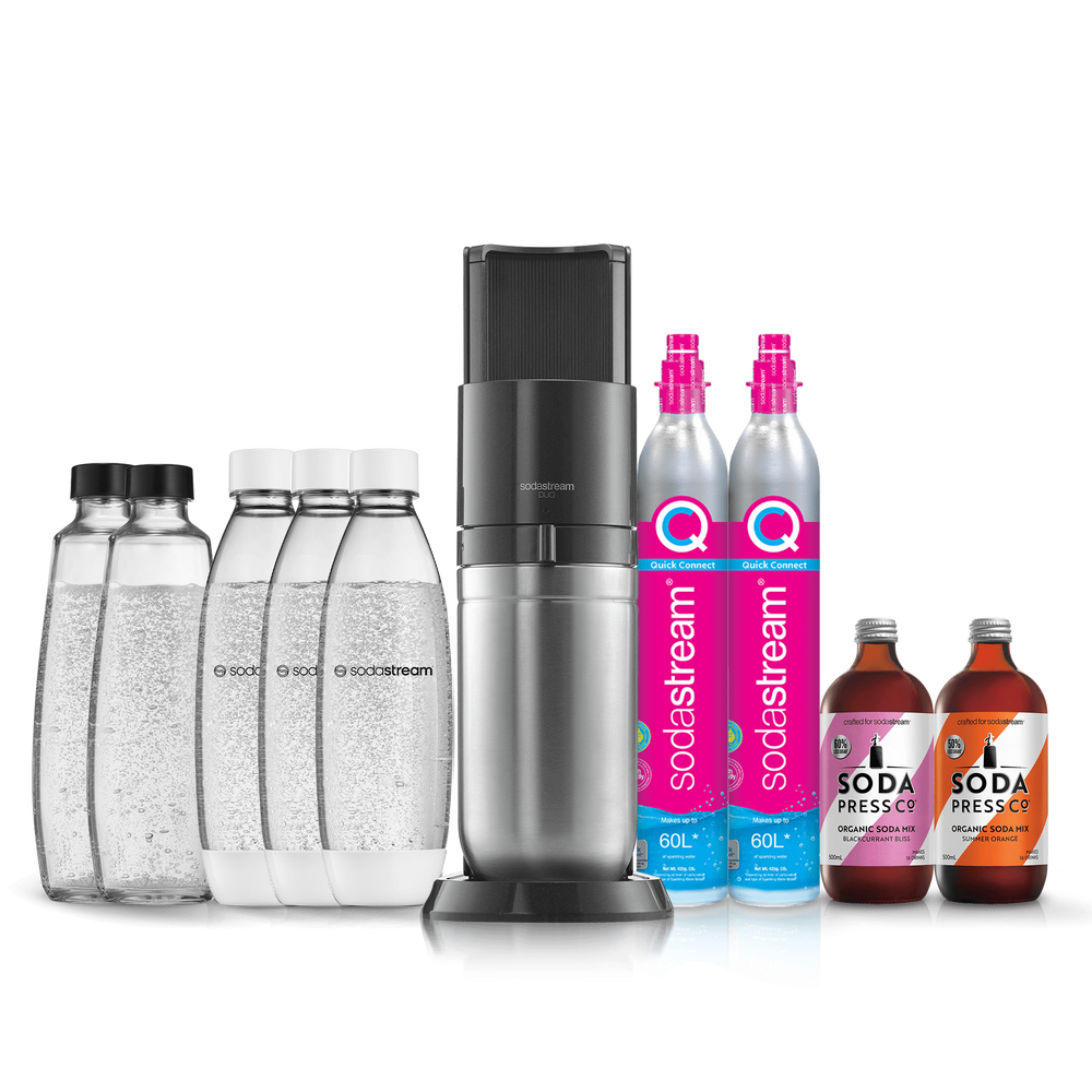 sodastream black duo hydration pack
