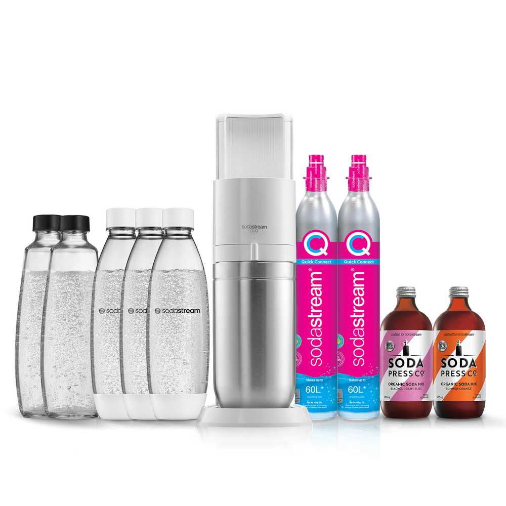 sodastream duo white hydration pack