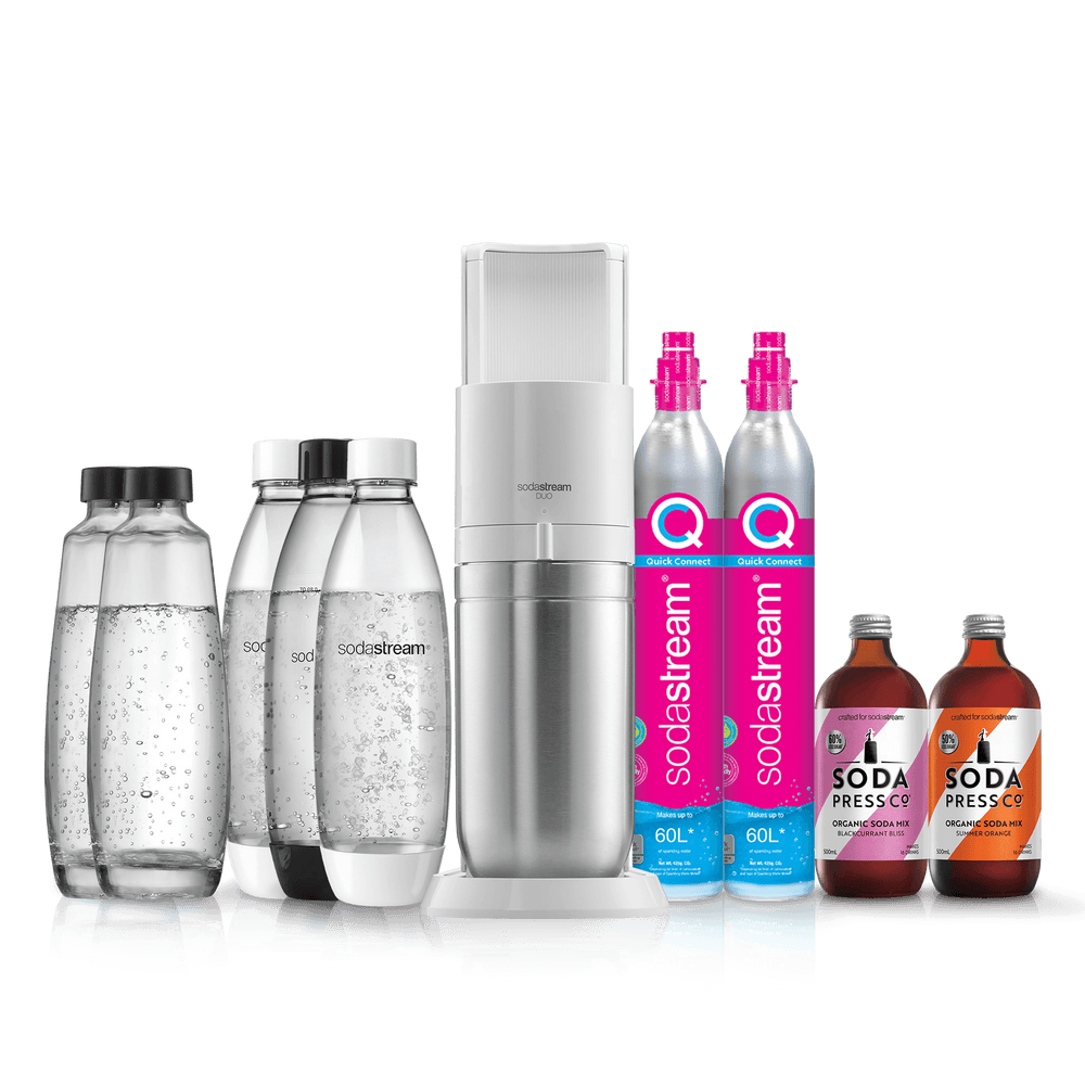 sodastream duo white hydration pack