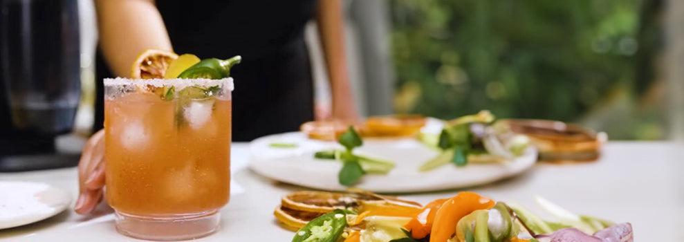 Blood Orange, Ginger & Jalapeño Infusion Mocktail Drink Recipe