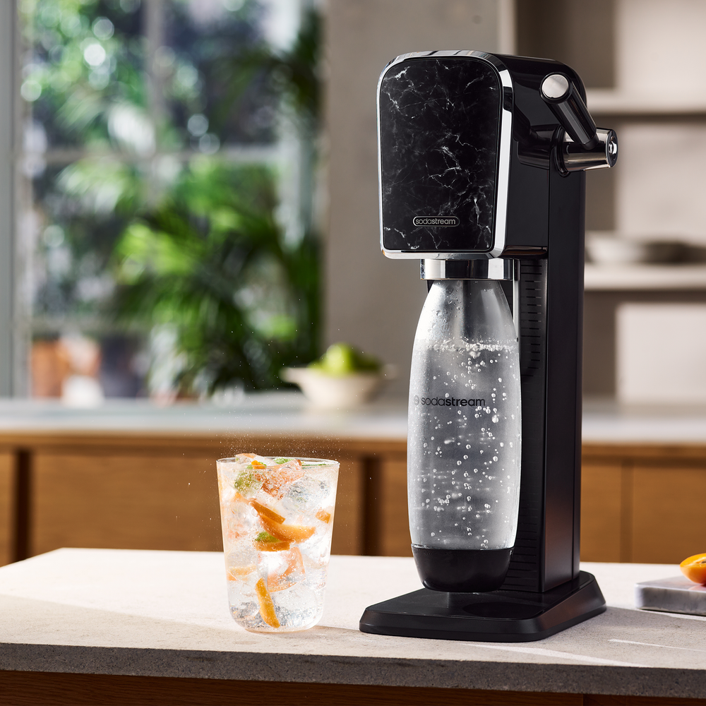 sodastream art marble sparkling water machine