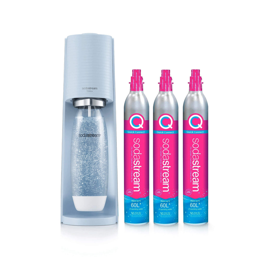 sodastream terra misty blue summer pack