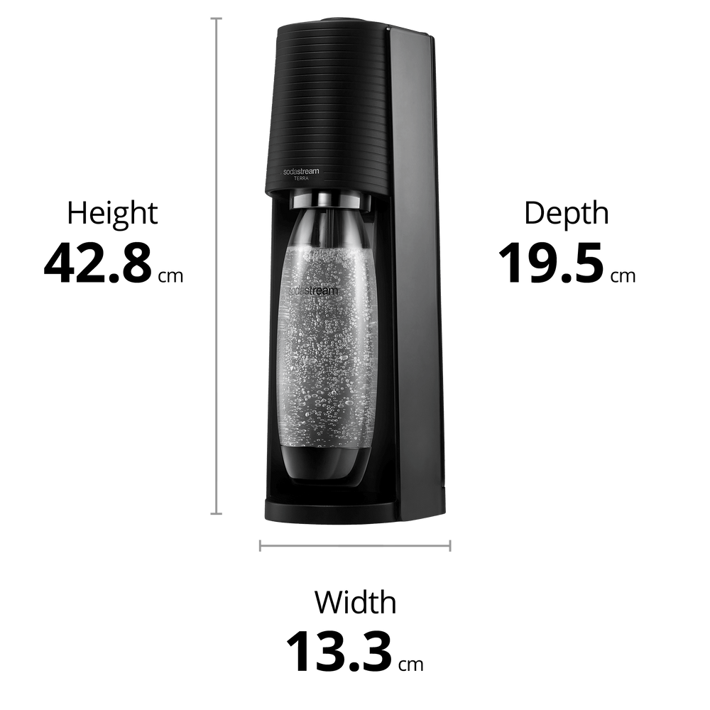 SodaStream Terra Sparkling Water Maker + Quick Connect SodaStream Terra Sparkling Water Maker + Quick Connect