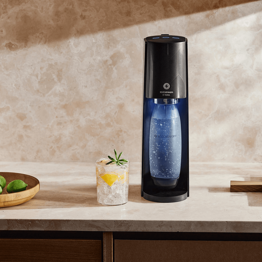 SodaStream E-Terra Electric Sparkling Water Maker + Quick SodaStream E-Terra Electric Sparkling Water Maker + Quick