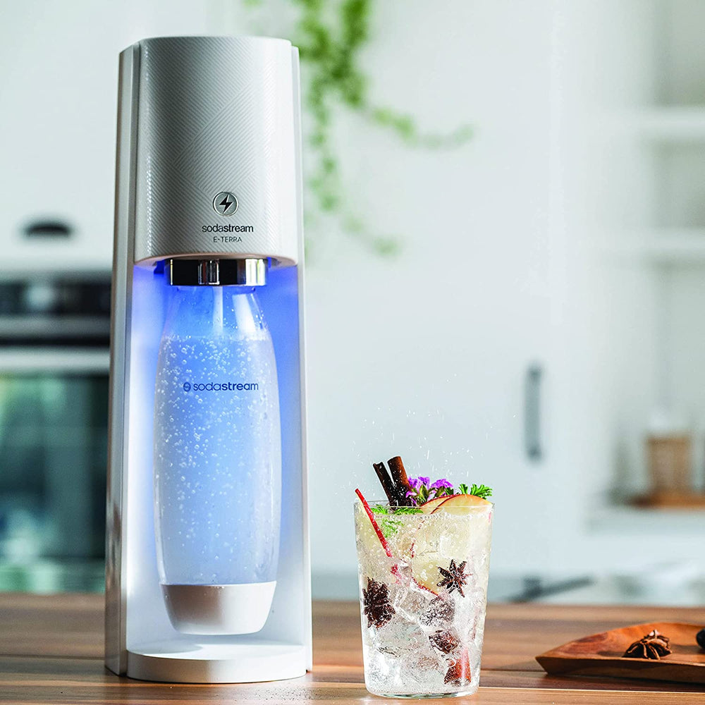 SodaStream E-Terra Sparkling Water Maker + Quick Connect