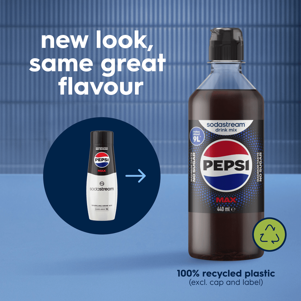 Sodastream Pepsi Max Sugar Free Soda Drink Mix 440 mL | Make Your Perfect Pepsi | Makes About 24 Cans* – 3