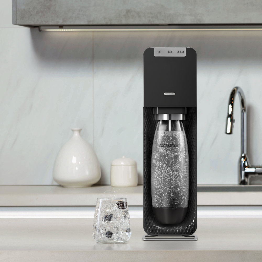 sodastream black power sparkling water maker