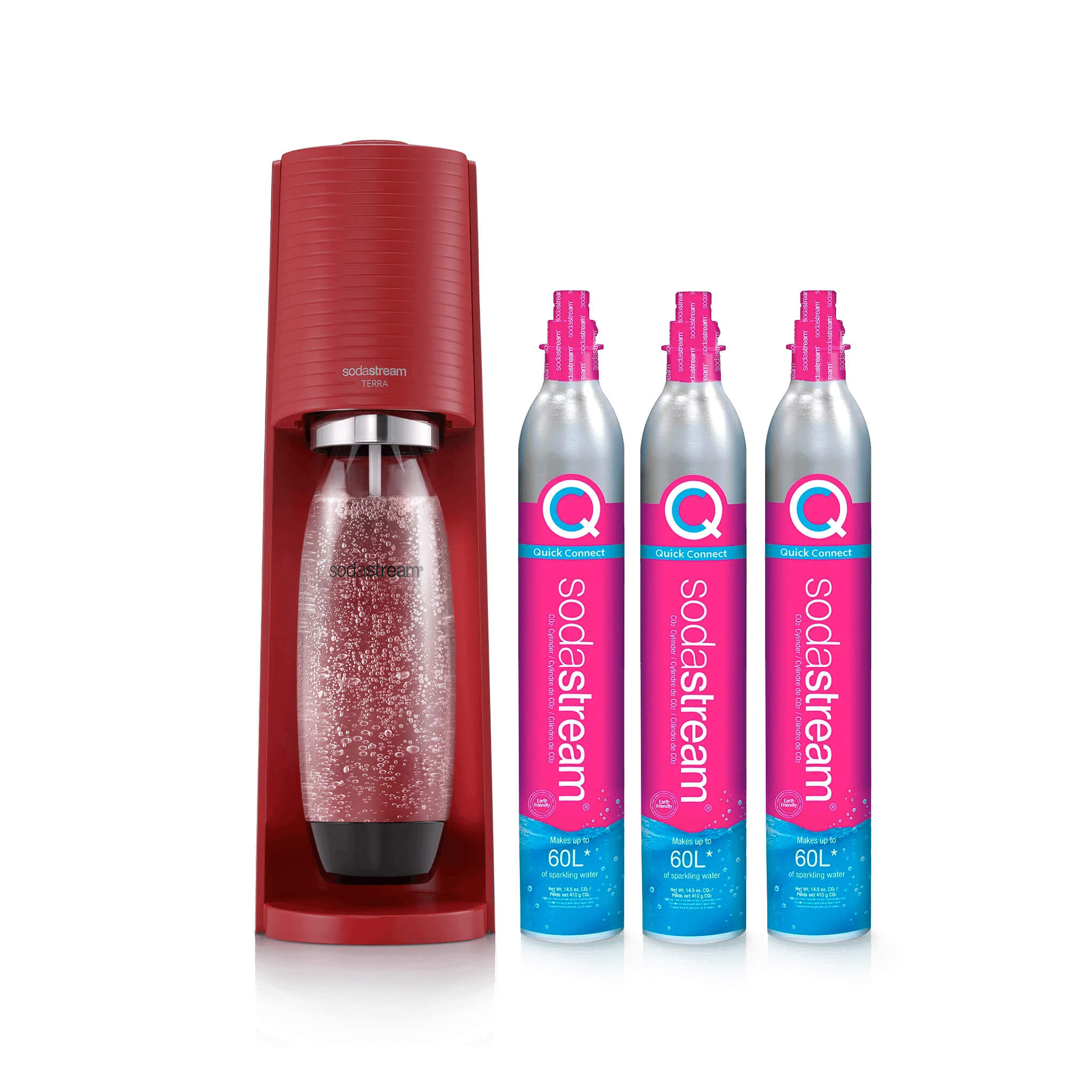 SodaStream Terra Sparkling Water Maker + Quick Connect SodaStream Terra Sparkling Water Maker + Quick Connect