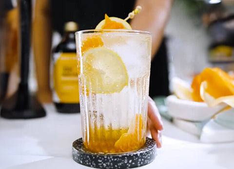 Kombucha Mandarin Mocktail Recipe