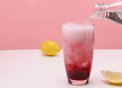 Hibiscus and Lemon Kombucha