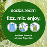 Sodastream DUO sparkling drink maker with glass and plastic bottles and Quick Connect CO2