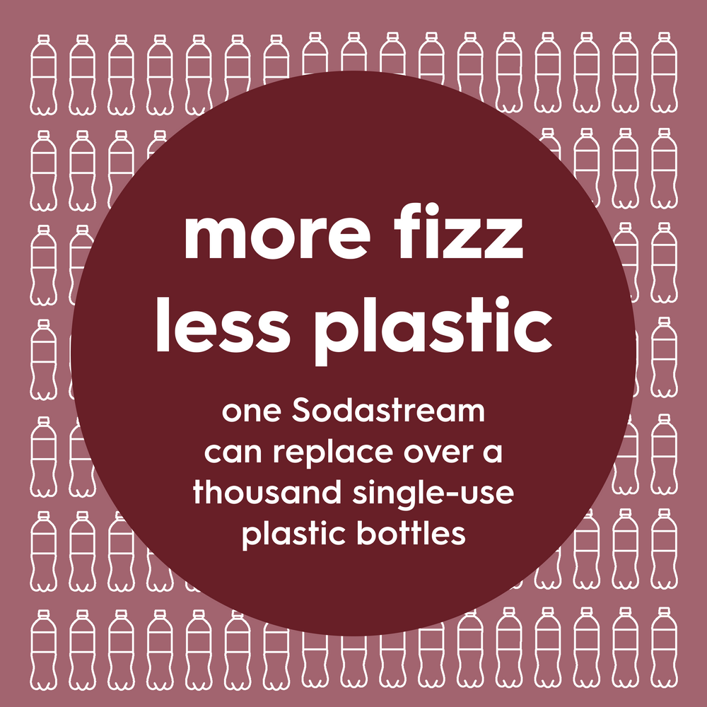 Sodastream Pomegranate Fizz & Go® Stainless Steel Bottle 900ml | Insulated Sparkling Drink Bottle