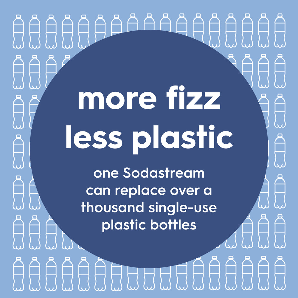 Fizz & Go® Stainless Steel Insulated Carbonating Bottle Bundle | Storm | Take Your Fizzy Favourites On-The-Go | Single Pack